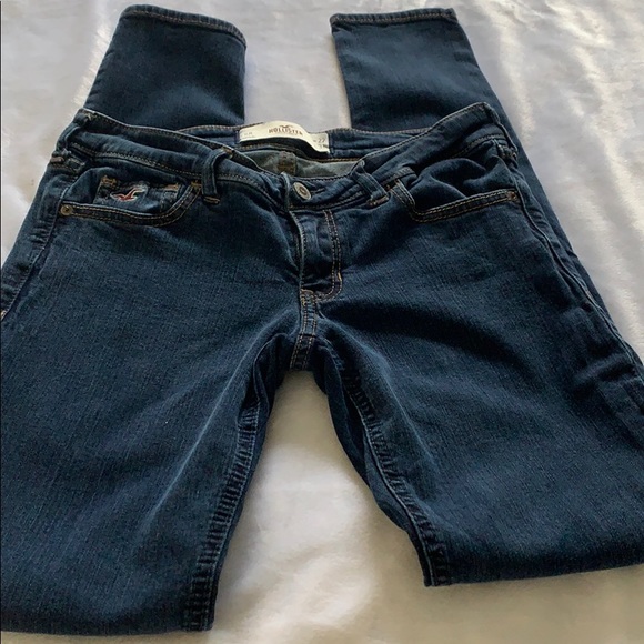 Hollister Dark Blue Skinny Jeans - 5R - Picture 5 of 8
